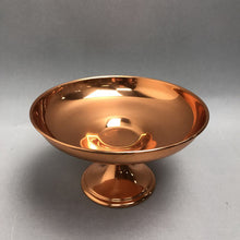 Load image into Gallery viewer, Vintage Coppercraft Guild Copper Footed Pedestal Bowl Compote Taunton Mass (4x7)

