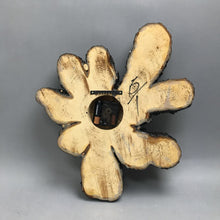 Load image into Gallery viewer, Vintage Lacquered Live Edge Cypress Wood Clock (14x12x1.75)
