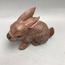 Load image into Gallery viewer, Vintage Hand Painted 1985 Scioto Ceramic Bunny Rabbit Figurine (6x5)
