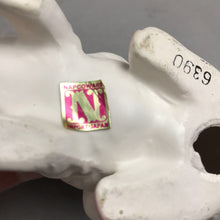Load image into Gallery viewer, Vintage Napcoware Albino White Bunny Figurine w/ Red Eyes (4.5x4)
