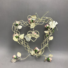 Load image into Gallery viewer, Vintage Hand Bent Metal Wire Heart Shaped Wall Wreath (12x11)
