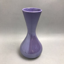 Load image into Gallery viewer, Tall Amethyst Colored Ceramic Vase (11")
