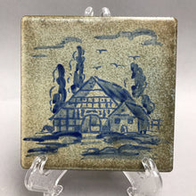 Load image into Gallery viewer, Antique Blue &amp; White Dutch Deft Landscape Tile (4x4)
