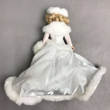 Load image into Gallery viewer, Madame Alexander for Danbury Mint Porcelain Doll - Winter Wonderland (~15") (As-Is; Heel Broke)
