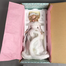 Load image into Gallery viewer, Madame Alexander for Danbury Mint Porcelain Doll - Winter Wonderland (~15") (As-Is; Heel Broke)
