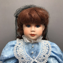 Load image into Gallery viewer, Franklin Mint Franklin Heirloom Porcelain Doll - Pamela (~15")
