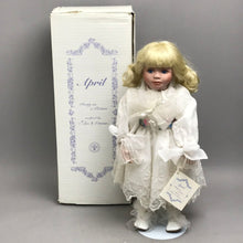Load image into Gallery viewer, Hamilton Collection Porcelain Doll - April, "Pretty as a Picture" (~16.5")
