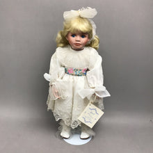 Load image into Gallery viewer, Hamilton Collection Porcelain Doll - April, "Pretty as a Picture" (~16.5")
