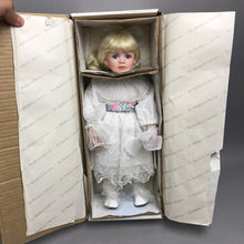 Load image into Gallery viewer, Hamilton Collection Porcelain Doll - April, "Pretty as a Picture" (~16.5")
