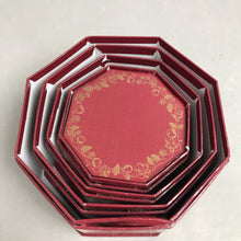 Load image into Gallery viewer, Red Fruit Motif 5 Nesting Box Set
