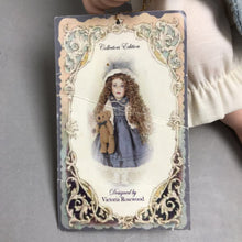 Load image into Gallery viewer, Victoria Rosewood Blonde Porcelain/Cloth Girl Doll (~16")
