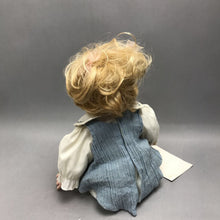 Load image into Gallery viewer, Victoria Rosewood Blonde Porcelain/Cloth Girl Doll (~16")
