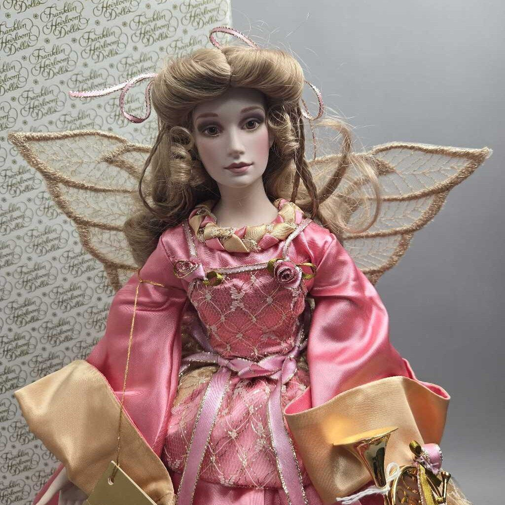 Franklin Mint Porcelain Victorian Angel Doll (19