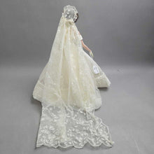 Load image into Gallery viewer, Franklin Mint Jackie Kennedy Porcelain Bride Doll (~16")
