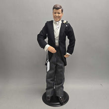 Load image into Gallery viewer, Franklin Mint John F. Kennedy Porcelain Groom Doll (~17")
