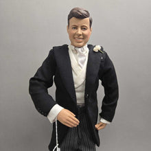 Load image into Gallery viewer, Franklin Mint John F. Kennedy Porcelain Groom Doll (~17")

