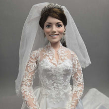 Load image into Gallery viewer, Danbury Mint Princess Kate Porcelain Bride Doll (18")
