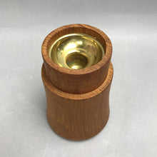 Load image into Gallery viewer, Vintage 60s Dansk Wooden Teak Candle Holder - MCM - Danish Modern (5")
