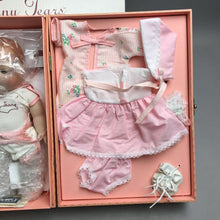 Load image into Gallery viewer, Danbury Mint "Tiny Tears" Porcelain Doll Set (~13x9.5x5)

