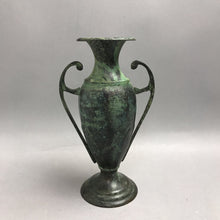 Load image into Gallery viewer, Mediterranean Style Green Patina Brass Vessel (10")
