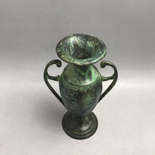 Load image into Gallery viewer, Mediterranean Style Green Patina Brass Vessel (10")
