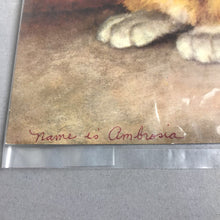 Load image into Gallery viewer, Vintage 1965 Pity Kitty Lithograph Poster by GIG "Ambrosia" (8" X 14")

