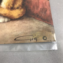 Load image into Gallery viewer, Vintage 1965 Pity Kitty Lithograph Poster by GIG "Ambrosia" (8" X 14")
