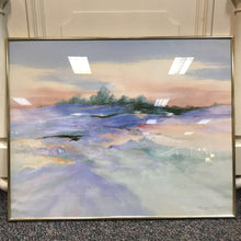 Load image into Gallery viewer, Framed Sunset Landscape Signed George Auguste (24x30)
