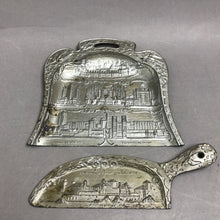 Load image into Gallery viewer, 1933-34 Worlds Fair Chicago Fort Dearborn N Shure Importers Crumb Scraper w Bin (6")
