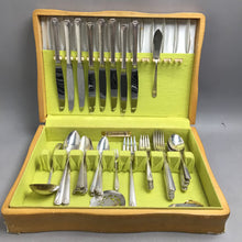 Load image into Gallery viewer, Prestige Plate Oneida Bordeaux Silver Plate Flatware 60pc Set
