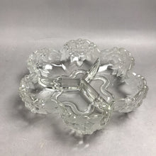 Load image into Gallery viewer, Vintage Mikasa Walther Crystal Carmen Divided Serving Bowl (10x2.5)
