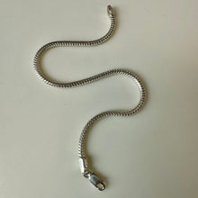 Load image into Gallery viewer, Italian Sterling Snake Chain Bracelet (8.5")
