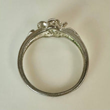 Load image into Gallery viewer, Sterling Rose Ring sz 8.75
