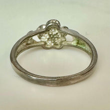 Load image into Gallery viewer, Sterling Rose Ring sz 8.75
