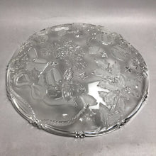 Load image into Gallery viewer, Mikasa Clear Glass Holiday Round Serving Platter (15")
