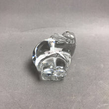 Load image into Gallery viewer, Atlantis Elegant Art Glass Crystal Trunk Up Elephant Paperweight Signed (4")
