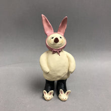 Load image into Gallery viewer, Bethany Lowe Fritz The Cat Figurine Limited Edition Bunny Ears &amp; Slippers (6")
