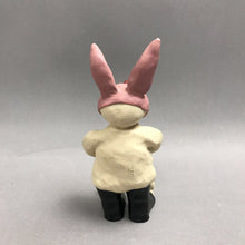 Load image into Gallery viewer, Bethany Lowe Fritz The Cat Figurine Limited Edition Bunny Ears &amp; Slippers (6")
