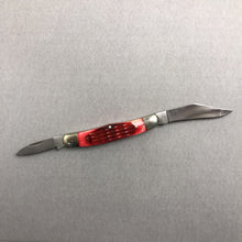 Load image into Gallery viewer, Parker Cutlery Co Red Pocket Knife, 'The Whittler' (~7.25")
