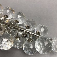 Load image into Gallery viewer, Vintage 1980s Swarovski Crystal Bunch of Grapes With Gold Leaves (6.5")(As Is)

