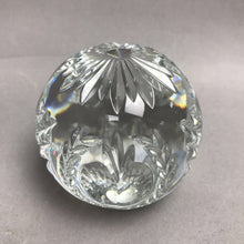 Load image into Gallery viewer, Waterford Crystal Times Square Apple 2001 Ball Hope for Abundance Paperweight (3")
