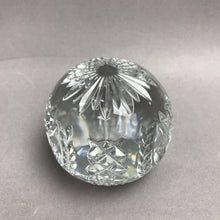Load image into Gallery viewer, Waterford Crystal Times Square Apple 2001 Ball Hope for Abundance Paperweight (3")
