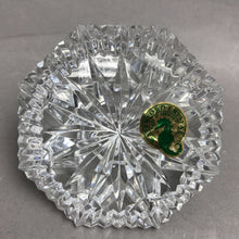 Load image into Gallery viewer, Vintage Waterford Crystal Lismore Paperweight Diamond Pyramid Gothic Acid Mark (3.5")
