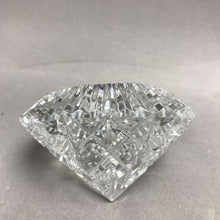 Load image into Gallery viewer, Vintage Waterford Crystal Lismore Paperweight Diamond Pyramid Gothic Acid Mark (3.5")
