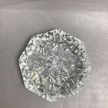 Load image into Gallery viewer, Vintage Waterford Crystal Lismore Paperweight Diamond Pyramid Gothic Acid Mark (3.5")
