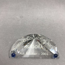 Load image into Gallery viewer, Swarovski Collectors Society “Isadora” Adi Stocker 2002 Crystal (2.5")
