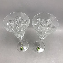 Load image into Gallery viewer, Vintage Waterford Crystal Millennium Champagne Toasting Flutes Happiness (9 1/4")

