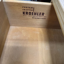 Load image into Gallery viewer, Kroehler Dresser w/Mirror 9 Drawer AS IS (61x56x19)
