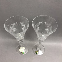 Load image into Gallery viewer, Waterford Crystal Millenium Peace Dove Toasting Flute Pair (9 1/4") Signed

