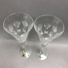 Load image into Gallery viewer, Pair of Waterford Crystal Champagne Flute Millennium Series Prosperity (9 1/4")
